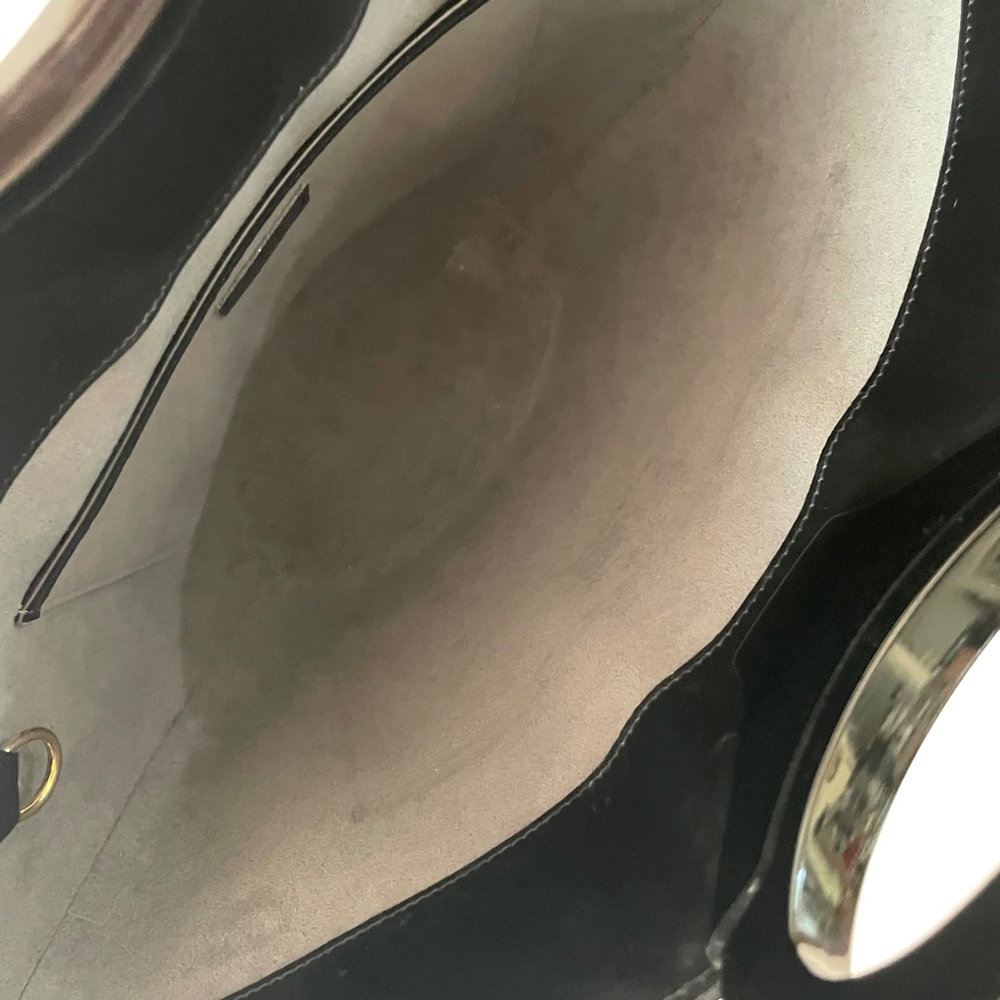 Louis Vuitton Noctambule Epi Tote Black Leather Vintage Lucite Handle - Picture 11 of 16